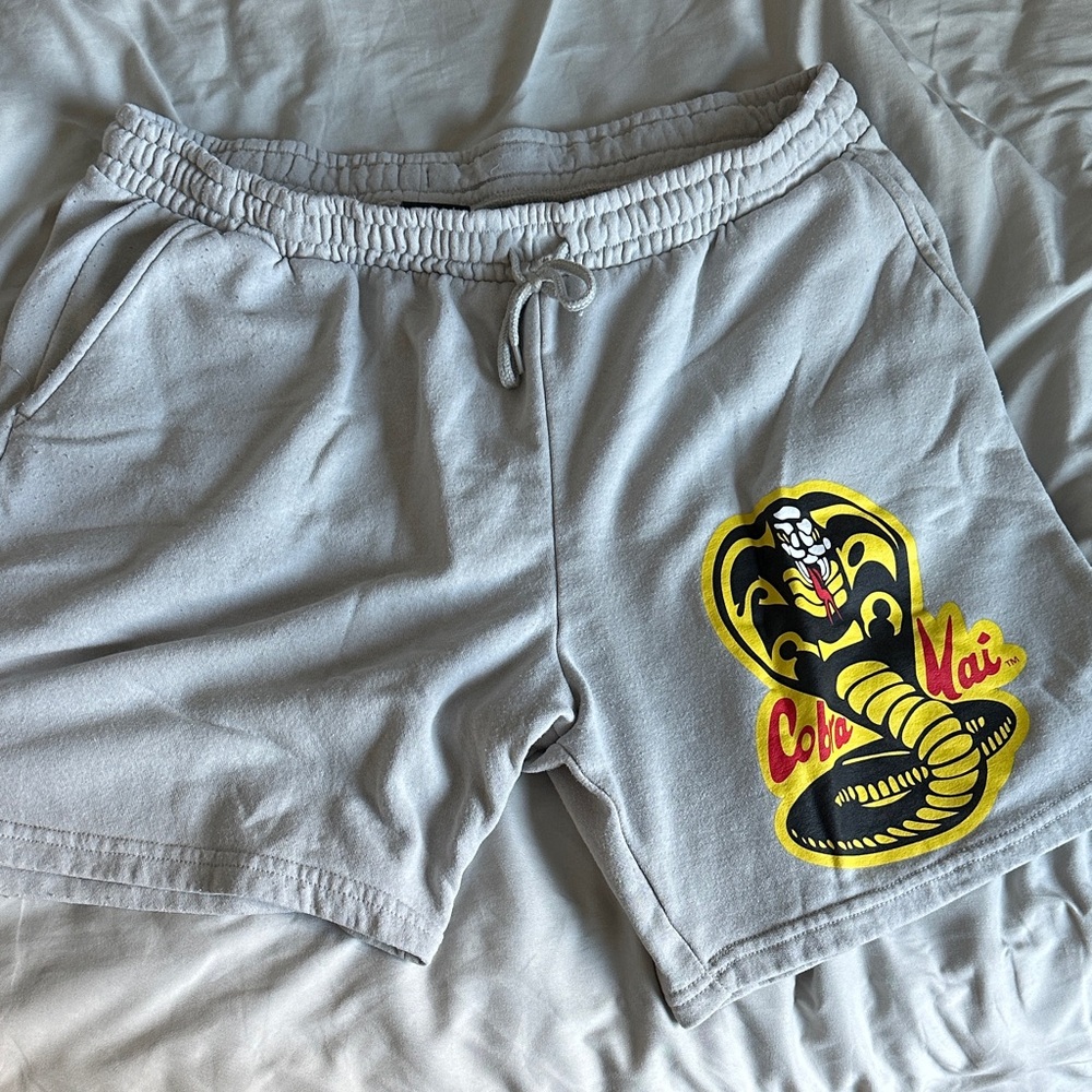 Bioworld Cobra Kai Gray Shorts